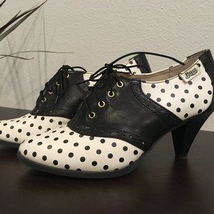 Bass Loves Rachel Antonoff Polka Dot Lady Pump